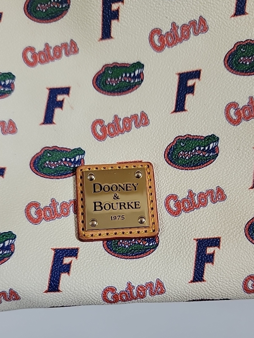 Dooney & Bourke Florida Gators Hobo Bag with Tan Trim - Picture 4 of 17